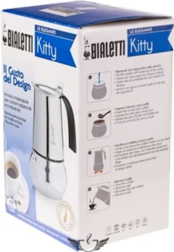 Bialetti Espressokocher Kitty 10 Tassen Inkl. 100g Perfetto Moka Classico -Bosch Verkäufe a8c91be8738c981c33f04c053fdb2357