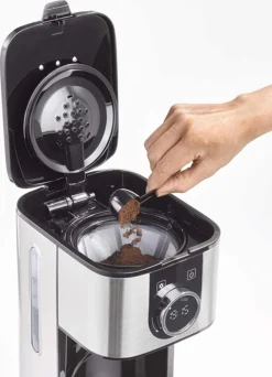 CASO Selection C12 - Design-Kaffeemaschine Für Bis Zu 12 Tassen Kaffee, 1,5 L Wassertank, Edelstahlgehäuse, Warmhaltefunktion, Timer, Inkl. Permanentfilter -Bosch Verkäufe a93ce6f1ef8f4abdc77eb3f1475a785e