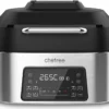 CHEFREE AFG01 Heißluftfritteuse & Grill, 8 In 1 Grill & Heissluft-Fritteuse, 265℃ Hochtemperaturrösten, 6L Extra Große Kapazität, Kompaktfriteusen Mit 4 Heizstufen, Heißluftfritteuse Mit Online-Rezepte -Bosch Verkäufe a9b21cb4eb8783a4b5a6beaad4a07268