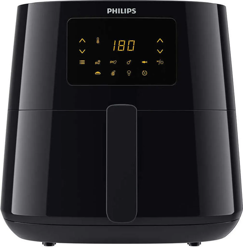Philips Airfryer Essential, Heißluftfriteuse, 1.2 Kg, Touchscreen, Energieeffizient, Schwarz (HD9270/90) 3 Philips Airfryer Essential, Heißluftfriteuse, 1.2 Kg, Touchscreen, Energieeffizient, Schwarz (HD9270/90)