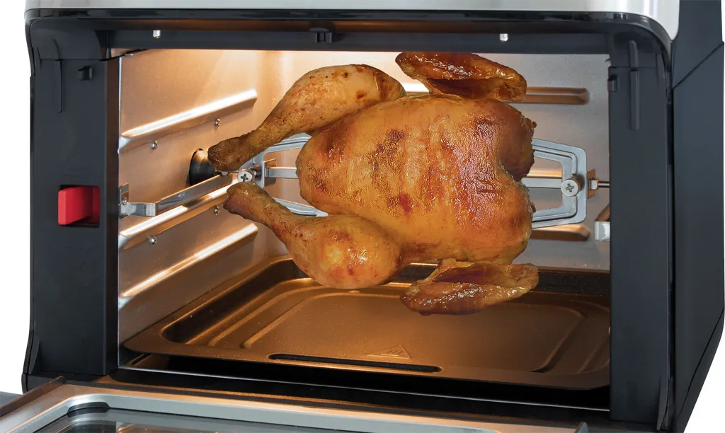 ProfiCook PC-FR 1200 H Heißluft-Fritteuse, 9 Automatikprogramme Inkl. Variabler Zeit Und Temperatureinstellung, Kapazität: Ca. 11 Liter, 4 Einschubhöhen Für Optimale Backergebisse, Edelstahl-schwarz 7 ProfiCook PC-FR 1200 H Heißluft-Fritteuse, 9 Automatikprogramme Inkl. Variabler Zeit Und Temperatureinstellung, Kapazität: Ca. 11 Liter, 4 Einschubhöhen Für Optimale Backergebisse, Edelstahl-schwarz – Bild 5