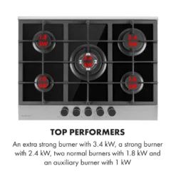 Klarstein Alchemist 5 Zonen Gaskochfeld , 5-flammig , Autark , 68 Cm , Einbau , Aluminium-Brenner , Stark-Brenner , Erdgas/Butangas , Edelstahl , Automatische Abschaltung , Topfträger Aus Gusseisen , Glaskeramik , Inkl. Schlauch Und Druckminderer , Schwarz 16 Klarstein Alchemist 5 Zonen Gaskochfeld , 5-flammig , Autark , 68 Cm , Einbau , Aluminium-Brenner , Stark-Brenner , Erdgas/Butangas , Edelstahl , Automatische Abschaltung , Topfträger Aus Gusseisen , Glaskeramik , Inkl. Schlauch Und Druckminderer , Schwarz -Bosch Verkäufe afdee2f513006d1e02b2cf1223baf1a0