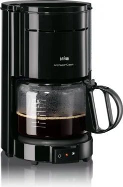 Braun KF47/1 Filter-Kaffeemaschine Schwarz -Bosch Verkäufe b01f231b84fe31b273cdd6d2995e3d36