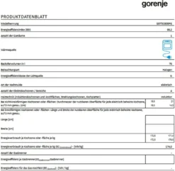 Gorenje GEIT5C 60 BPG Elektro-Standherd Mit Induktionskochfeld - 50 Cm - 70 Liter - Kindersicherung - Schnellaufheizung - AirFry - Pizzamodus 300°C - Teleskopauszüge - AquaClean - BridgeZone - Schwarz -Bosch Verkäufe b37cfced0262d7cecea54c86529c4867