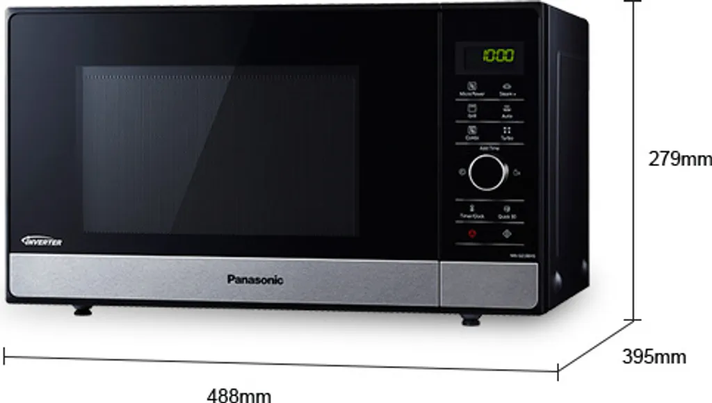 Panasonic NN-GD38HSGTG Mit Grill+Dampfgarer 8 Panasonic NN-GD38HSGTG Mit Grill+Dampfgarer – Bild 6