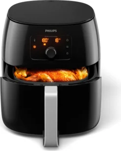 PHILIPS HD9650/90 Airfryer Premium XXL Heißluftfritteuse, Farbe:Schwarz -Bosch Verkäufe b452c2f1fc6f7d78be68b4ea57bfe847