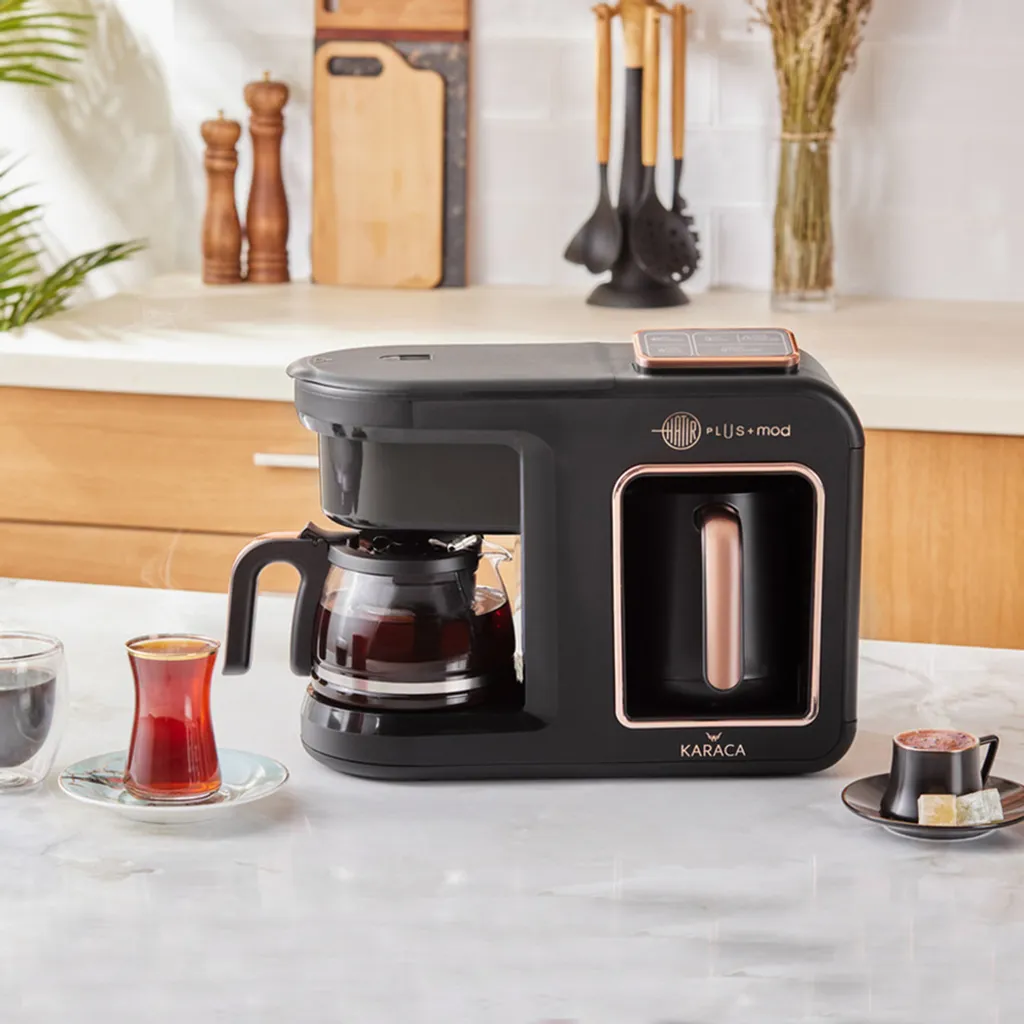 Karaca Hatır Plus Mod 5 In 1 Tee- Und Kaffeemaschine Schwarz/Kupfer 3 Karaca Hatır Plus Mod 5 In 1 Tee- Und Kaffeemaschine Schwarz/Kupfer