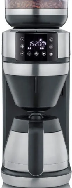 SEVERIN FILKA Vollautomat Für Filterkaffee Mit Glaskanne KA 4850 Aus Edelstahl, Matt-schwarz Edelstahl-gebürstet -Bosch Verkäufe b722072bcd8a1a1faf5225ca6a4d5b21