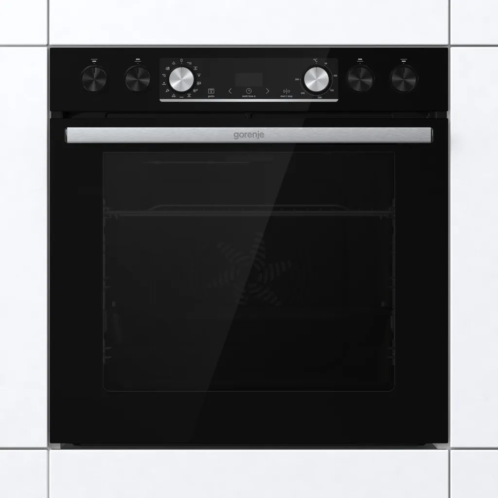 Gorenje Black Set 4 INDUCTION Einbauherd - Set Mit Induktions-Kochfeld Mit Edelstahlrahmen - 77L XXL Volumen - GentleClose - AirFry - PizzaMode - ChildLock - PerfectGrill - Teleskopauszüge - Schwarz 7 Gorenje Black Set 4 INDUCTION Einbauherd - Set Mit Induktions-Kochfeld Mit Edelstahlrahmen - 77L XXL Volumen - GentleClose - AirFry - PizzaMode - ChildLock - PerfectGrill - Teleskopauszüge - Schwarz – Bild 5