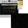 Exquisit EHE 185-1.2-Set Einbau-Herd Glaskeramikkochfeld | Ober-/Unterhitze | Inox -Bosch Verkäufe b7b8573a530cfed196e24789798d0ff0
