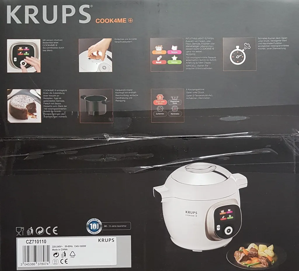 Krups Cook4Me + Intelligenter Multikocher Cz7101 16 Krups Cook4Me + Intelligenter Multikocher Cz7101 – Bild 14