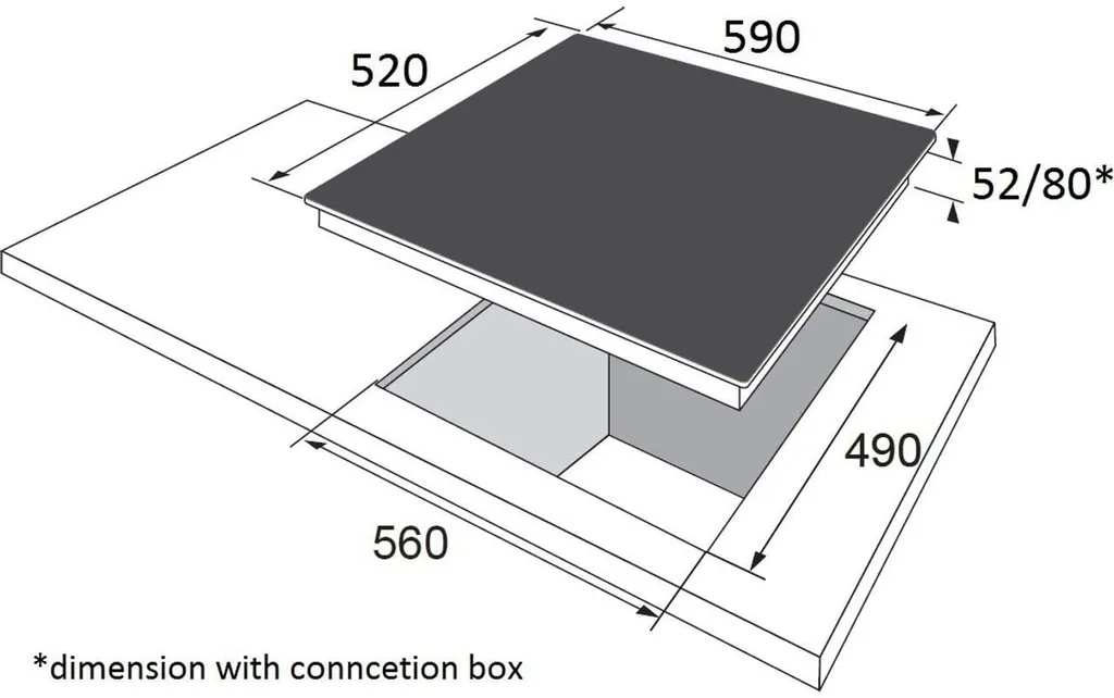 Amica KMG 13159 E Gas-Kochfelder - Edelstahl-Optik 4 Amica KMG 13159 E Gas-Kochfelder - Edelstahl-Optik – Bild 2