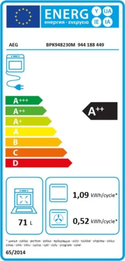 AEG - BPK948230M - Einbau-Backofen - WiFi - Pyrolyse - TFT-Farbdisplay - Edelstahl 17 AEG - BPK948230M - Einbau-Backofen - WiFi - Pyrolyse - TFT-Farbdisplay - Edelstahl -Bosch Verkäufe bb3b1be6b4bccd0a4efb734b7a92f5eb