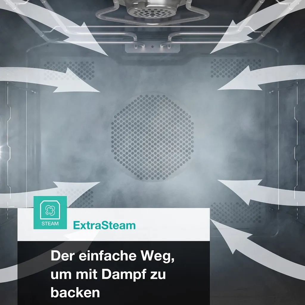 Gorenje Black Set 4 Einbauherd-Set Mit Glaskeramik-Kochfeld Mit Edelstahlrahmen, Heißluft - 77L XXL Volumen - ExtraSteam - GentleClose - EcoClean - AirFry - PizzaMode - PerfectGrill - Teleskopauszüge - Schwarz 13 Gorenje Black Set 4 Einbauherd-Set Mit Glaskeramik-Kochfeld Mit Edelstahlrahmen, Heißluft - 77L XXL Volumen - ExtraSteam - GentleClose - EcoClean - AirFry - PizzaMode - PerfectGrill - Teleskopauszüge - Schwarz – Bild 11