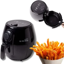 Starlyf® OIL FREE FRYER – Heißluftfritteuse, Umluft-Fritteuse Ohne ÖL, 3,8 Liter Fassungsvermögen, Spühlmaschinenfest, 1400 Watt – Aus Der TV Werbung