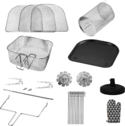 Jago® XXXL 8in1 Heißluftfritteuse 12L + 10 Zubehör - 1800W, LED Display Mit Touch Screen, 8 Programme / Timer, Ohne ÖL - Airfryer, Heißluft, Fritteuse, Heißluftofen, Backofen, Dehydrator, Grill 39 Jago® XXXL 8in1 Heißluftfritteuse 12L + 10 Zubehör - 1800W, LED Display Mit Touch Screen, 8 Programme / Timer, Ohne ÖL - Airfryer, Heißluft, Fritteuse, Heißluftofen, Backofen, Dehydrator, Grill -Bosch Verkäufe c1f46df394d1a5b73358a4dd86385013