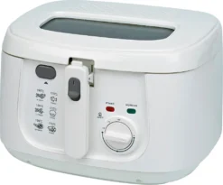 Fritteuse DESKI 1800 Watt 2,5 Liter Friteuse Weiß