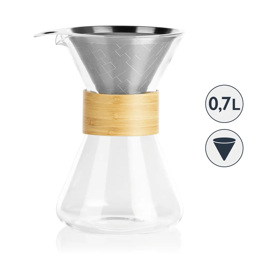 BEEM POUR OVER Kaffeekaraffe - 0,7 L 4 BEEM POUR OVER Kaffeekaraffe - 0,7 L – Bild 2
