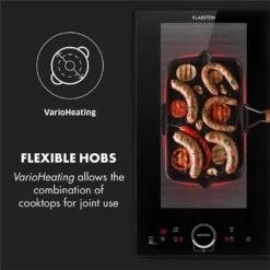 Delicatessa Slim Domino Induktionskochfeld 3500W Timer Schwarz -Bosch Verkäufe c6a1c16c868e40a034fbb446b07787f3