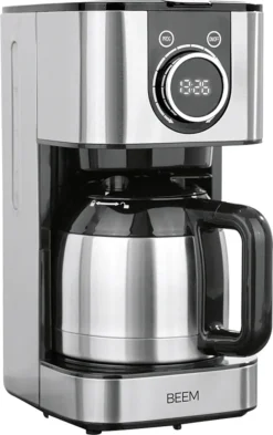 BEEM FRESH-AROMA-SWITCH Filterkaffeemaschine - Thermo Edelstahl 1 L Thermoskanne Bedienrad 24h-Timer 800 W Für 4-8 Tassen Kaffeemaschine Timer 39 BEEM FRESH-AROMA-SWITCH Filterkaffeemaschine - Thermo Edelstahl 1 L Thermoskanne Bedienrad 24h-Timer 800 W Für 4-8 Tassen Kaffeemaschine Timer -Bosch Verkäufe c7666f4908fbcea801e5114a4c245327