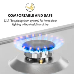 Klarstein Ignito Domino Gaskochfeld , 2-flammig , Autark , 30 Cm , Einbau , Sabaf-Brenner , Erdgas/Propangas , Sicherheitsventile , Automatische Abschaltung , Topfträger Aus Gusseisen , Edelstahl , Silber -Bosch Verkäufe c845d1dd39f977875e731691da54398f