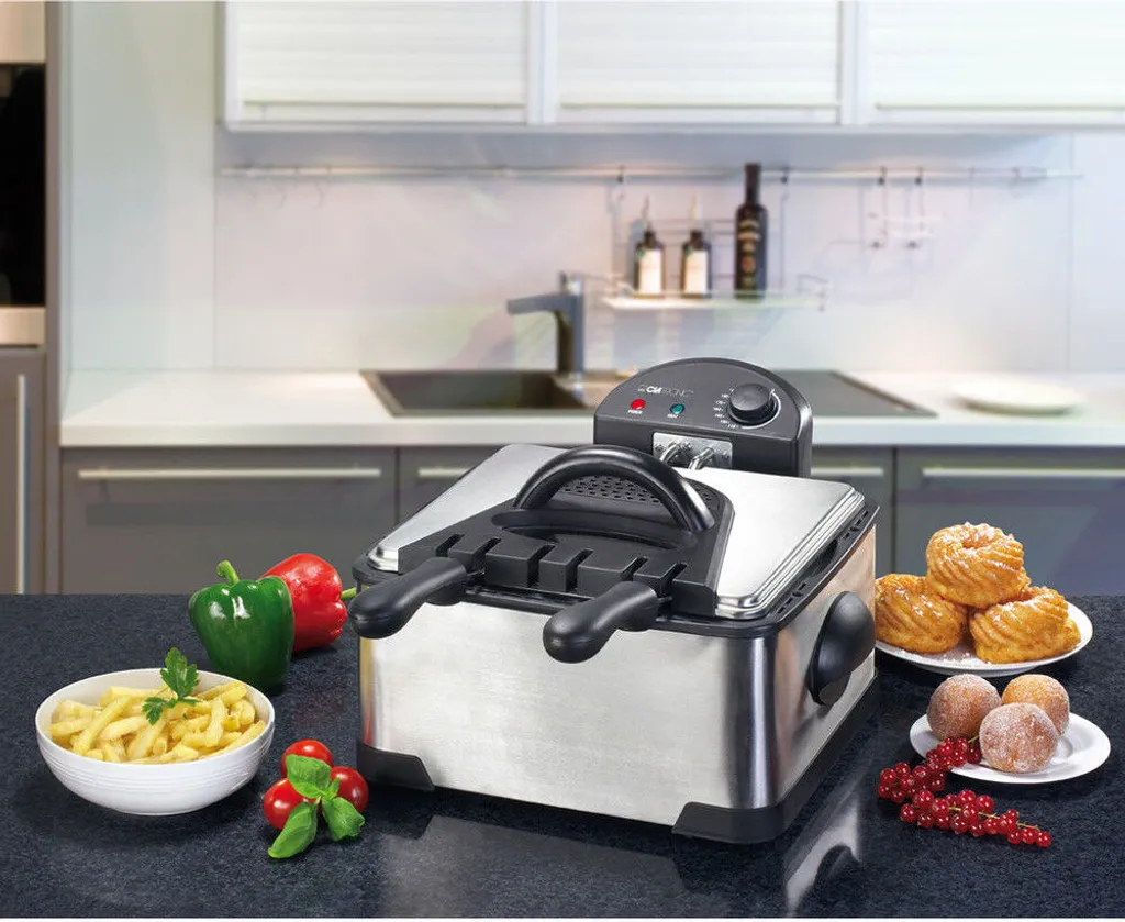 Clatronic FR 3195 Doppel-Kaltzone-Fritteuse 6 Clatronic FR 3195 Doppel-Kaltzone-Fritteuse – Bild 4