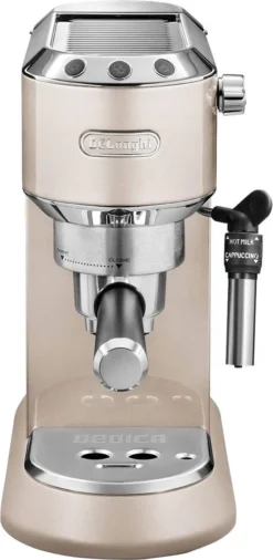 De'Longhi Delonghi Kaffeemaschine Dedica Metallics EC785.BG Pumpendruck 15 Bar, Eingebauter Milchaufschäumer, Manuell, 1300 W, Beige -Bosch Verkäufe ce6b5db4abc574c1ce26d93e4cfa41b5