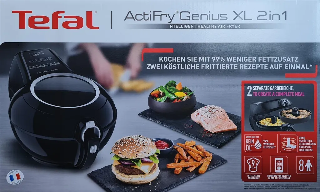 Tefal Tefa ACTIFRY Genius XL 2 In 1 Bk 3 Tefal Tefa ACTIFRY Genius XL 2 In 1 Bk