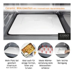 Caso MG 25 Arbeitsplatte Kombi-Mikrowelle 25 L 900 W Silber 33 Caso MG 25 Arbeitsplatte Kombi-Mikrowelle 25 L 900 W Silber -Bosch Verkäufe d189708ba08638e6eca9542772fd400d