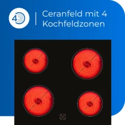 Exquisit EHE 156-2.1 U-Set Einbau-Herd Glaskeramikkochfeld | Ober-/Unterhitze | Inox -Bosch Verkäufe d3030a8beac899ea1d9c349ce6c53aa0