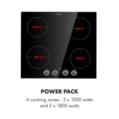 Klarstein Kochheld 4 Zonen Induktionskochfeld , Einbau-Kochfeld , 60cm , 6000 Watt , Autark , 4 Dreh-Regler , Rahmenlos , 120 Cm Kabellänge , 5-poliger-Anschluss , 9 Stufen , Abschalt-Automatik , Glas , Schwarz -Bosch Verkäufe d32ddce03b156955d810d87e22a7acd2