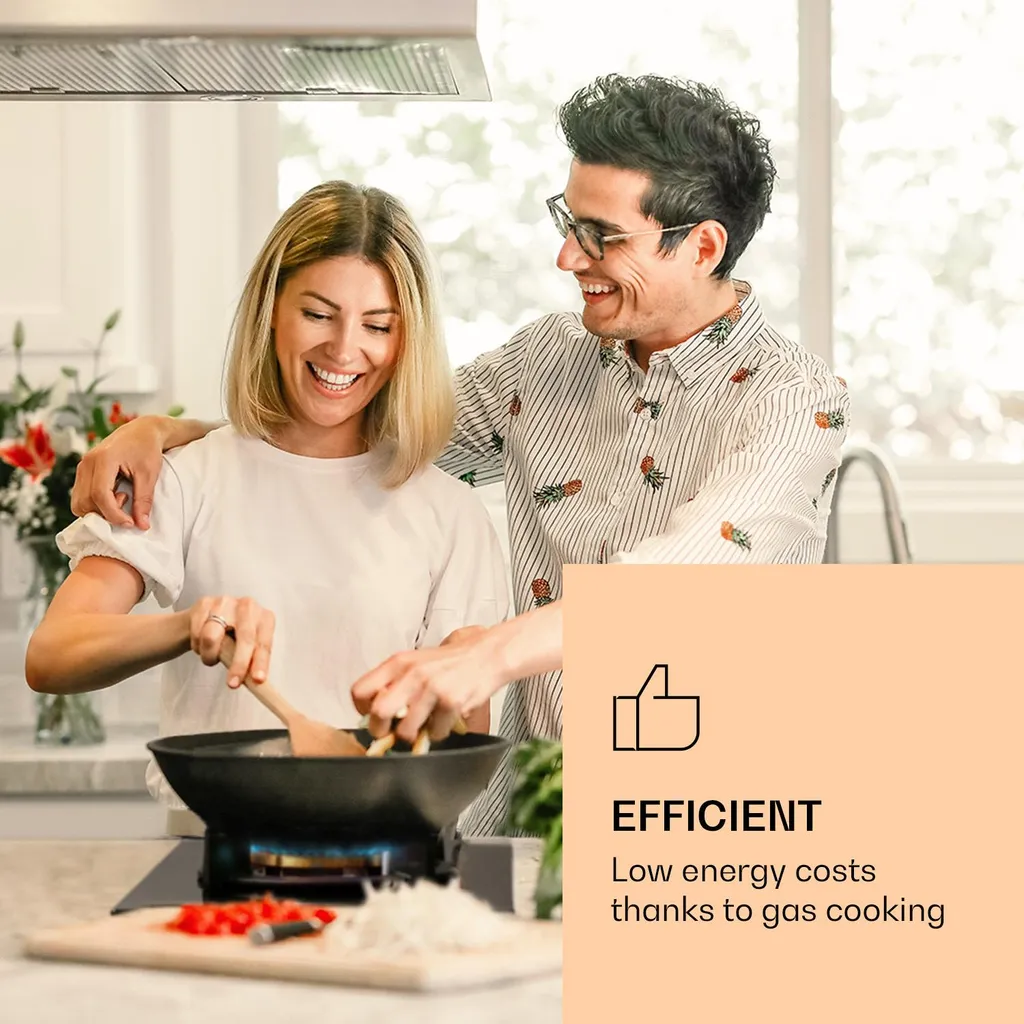 Klarstein Gaskochfeld Einbau Gasherd - Messing-Brenner - Erdgas/Propangas - Glaskeramik - Automatische Abschaltung - Topfträger Aus Gusseisen - 30 Cm - 1-flammig - Weiß Einbau Gas Kochfeld Gasherd 1 Kochfeld Herdplatte Kochplatte Einbaukochfeld 4 Klarstein Gaskochfeld Einbau Gasherd - Messing-Brenner - Erdgas/Propangas - Glaskeramik - Automatische Abschaltung - Topfträger Aus Gusseisen - 30 Cm - 1-flammig - Weiß Einbau Gas Kochfeld Gasherd 1 Kochfeld Herdplatte Kochplatte Einbaukochfeld – Bild 2