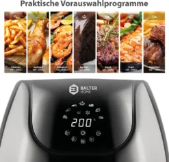 BALTER Heissluft Friteuse Heißluftfritteuse Fritteuse XL-Touch 3,6 L HL-360 -Bosch Verkäufe d616a086252e37e4393ff4c57d4c074f