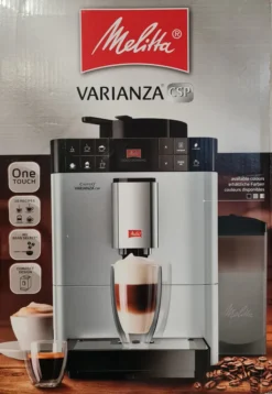 Melitta Caffeo Varianza CSP F570-101 Kaffeevollautomat Mit Milchbehälter, One Touch Funktion - Silber -Bosch Verkäufe d701221f9918071b816ef4d296d624b2