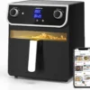 Aigostar - Ölfreie Fritteuse 8 L， Heißluftfritteuse Mit Klarsichtfenster， 1700 W， Doppelknopf & Doppel-LED-Touchscreen Heißluftfritteuse， 12 Voreingestellte Funktionen， Doppelkorb， Spülmaschinenfest， BPA-frei -Bosch Verkäufe d76d31a5bf1e1dd37d17647cab211c54