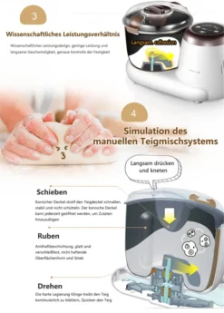 Bear Küchenmaschine 3,5l 120W Knetmaschine Standmixer 5 Ebenen Rührmaschine -Bosch Verkäufe d77814f3f61ca3acff8ab9c98a808d31