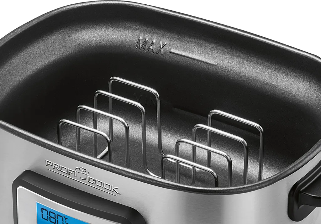 ProfiCook Sous Vide Garer PC-SV 1112, Edelstahlgehäuse, Punktgenaues Garen Von Speisen, Inkl. Schongar-, Joghurtmaker Und Warmhaltefunktion 4 ProfiCook Sous Vide Garer PC-SV 1112, Edelstahlgehäuse, Punktgenaues Garen Von Speisen, Inkl. Schongar-, Joghurtmaker Und Warmhaltefunktion – Bild 2