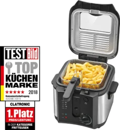 Clatronic Fritteuse 1600 W Schwarz FR 3649 -Bosch Verkäufe d8f773b71c6475da8cf4541adf871ba7