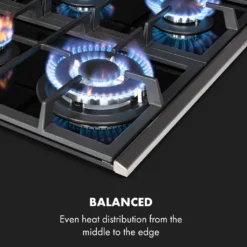 Klarstein Alchemist 4 Zonen Gaskochfeld , 4-flammig , Autark , 58,3 Cm , Einbau , Aluminium-Brenner , Stark-Brenner , Erdgas/Butangas , Edelstahl , Automatische Abschaltung , Topfträger Aus Gusseisen , Glaskeramik , Inkl. Schlauch Und Druckminderer , Schwarz -Bosch Verkäufe da4863a9f5a26e45729b14017a8ff9be