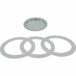 Krüger 504-S Espresso Ersatzfilter-Set Für Espressokocher Für 3 Tassen, Silber/weiß, 4-teilig (1 Set) -Bosch Verkäufe dc2a945bd4b2d88c6b2ee2318fbd5bb6