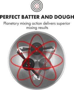 Klarstein Lucia Rossa Küchenmaschine Mixer (1200 Watt, 5 Liter Rührschüssel, Fleischwolf, Saftpresse ) - Rot -Bosch Verkäufe dd669f02ee22faf8c74b6edfaa7bc815