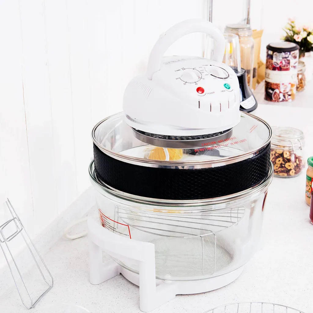 COSTWAY Halogenofen Heissluftofen Halogenoven Heissluftgrill Mit Erweiterungsring 17 L 1400W Timer 65 °C– 250 °C 4 COSTWAY Halogenofen Heissluftofen Halogenoven Heissluftgrill Mit Erweiterungsring 17 L 1400W Timer 65 °C– 250 °C – Bild 2