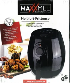 MAXXMEE Heißluft-Fritteuse - 4 L Fassungsvermögen - Schwarz -Bosch Verkäufe dda3d9c1b468e1cb67be3509d6c5b39d