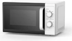 StarQ Mikrowelle 700 Watt, Auftaufunktion, 5 Leistungsstufen,Timer, 20L