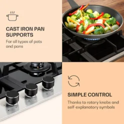 Klarstein Alchemist 3 Gaskochfeld , 6,2 KW , 3-flammig Aluminium-Brenner , Glaskeramik , Elektrische Zündung , Inkl. Schlauch Und Druckminderer -Bosch Verkäufe df219f9ac41af44eb6e7fe8ee4cac841