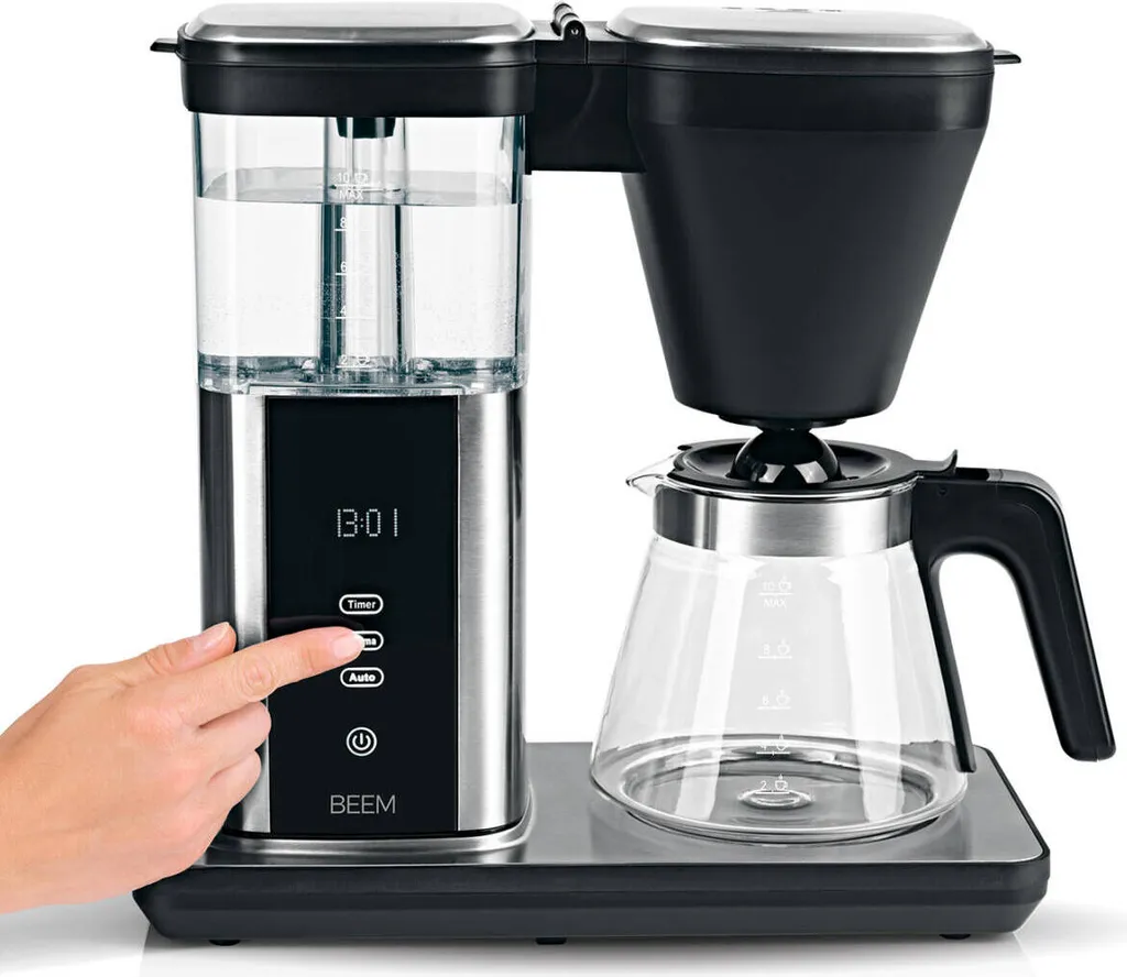 BEEM DIRECT-BREW Filterkaffeemaschine - Glas Kaffeemaschine Filter Kaffeemaschine 10 Tassen Timer Kaffeeautomat Display 20 BEEM DIRECT-BREW Filterkaffeemaschine - Glas Kaffeemaschine Filter Kaffeemaschine 10 Tassen Timer Kaffeeautomat Display – Bild 18