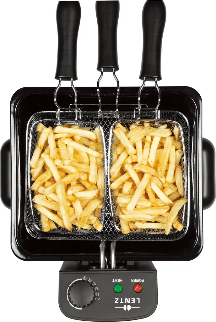 Lentz 5 Liter Edelstahl Kaltzonen-Fritteuse Mit Deckel Inkl. Fritierkorb 2000 Watt Friteuse 4 Lentz 5 Liter Edelstahl Kaltzonen-Fritteuse Mit Deckel Inkl. Fritierkorb 2000 Watt Friteuse – Bild 2