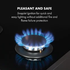 Klarstein Alchemist 4 Zonen Gaskochfeld , 4-flammig , Autark , 58,3 Cm , Einbau , Aluminium-Brenner , Stark-Brenner , Erdgas/Butangas , Edelstahl , Automatische Abschaltung , Topfträger Aus Gusseisen , Glaskeramik , Inkl. Schlauch Und Druckminderer , Schwarz -Bosch Verkäufe e268c8c3ca991c76f74bb6aecdd58e54