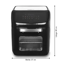 MAXXMEE Heißluft-Fritteuse Digital - 12 L Fassungsvermögen - Schwarz Heißluft Fritteuse Friteuse Fritöse Airfryer 12L XXL Backofen Drehgrill Digital -Bosch Verkäufe e2c26f51a05f119003fae04a0101b547
