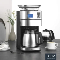 BEEM FRESH-AROMA-PERFECT II Filterkaffeemaschine Mit Mahlwerk - Thermo Kaffeemaschine Filterkaffeemaschine 10 Tassen Timer Thermoskanne Edelstahl -Bosch Verkäufe e3a1562484a8075fa4989a44c35bd13f